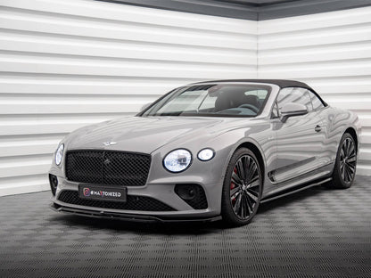 Maxton Design Front Splitter Bentley Continental Convertible GT Mk3