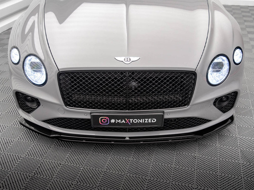 Maxton Design Front Splitter Bentley Continental Convertible GT Mk3
