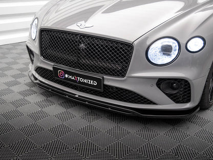 Maxton Design Front Splitter Bentley Continental Convertible GT Mk3