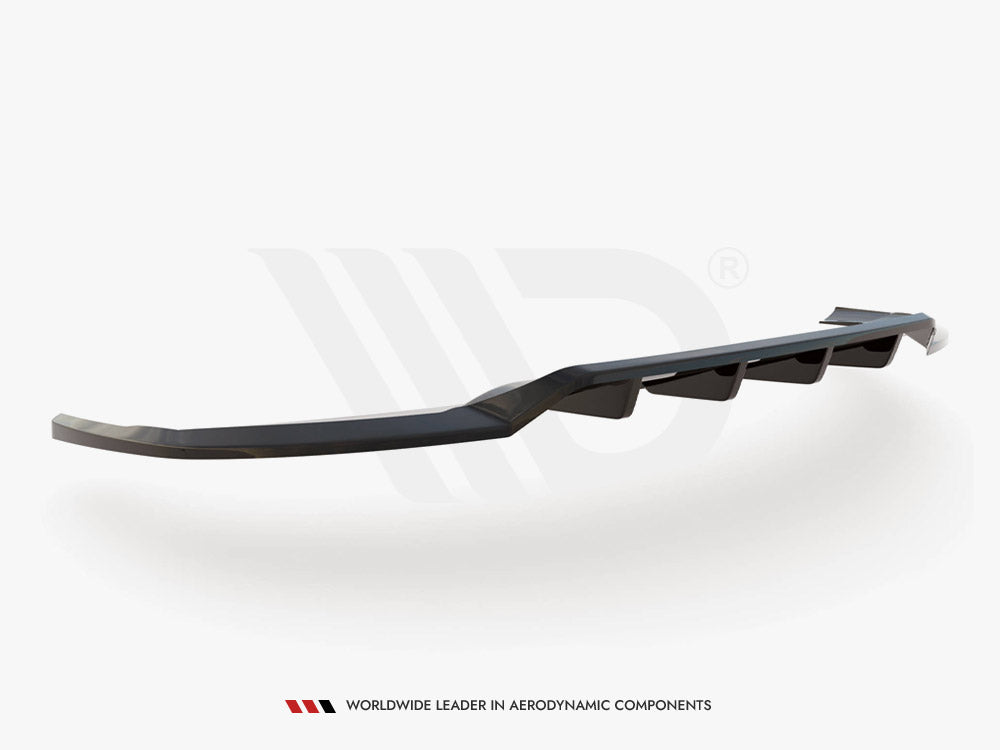 Maxton Design Central Rear Splitter (Vertical Bars) Audi e-Tron