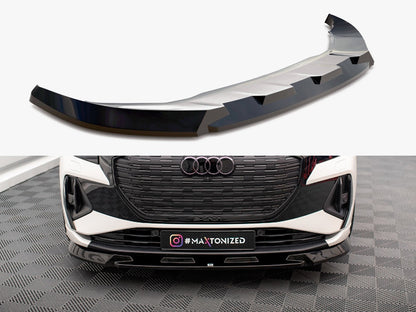 Maxton Design Front Splitter V.1 Audi Q4 e-Tron Sportback Mk1