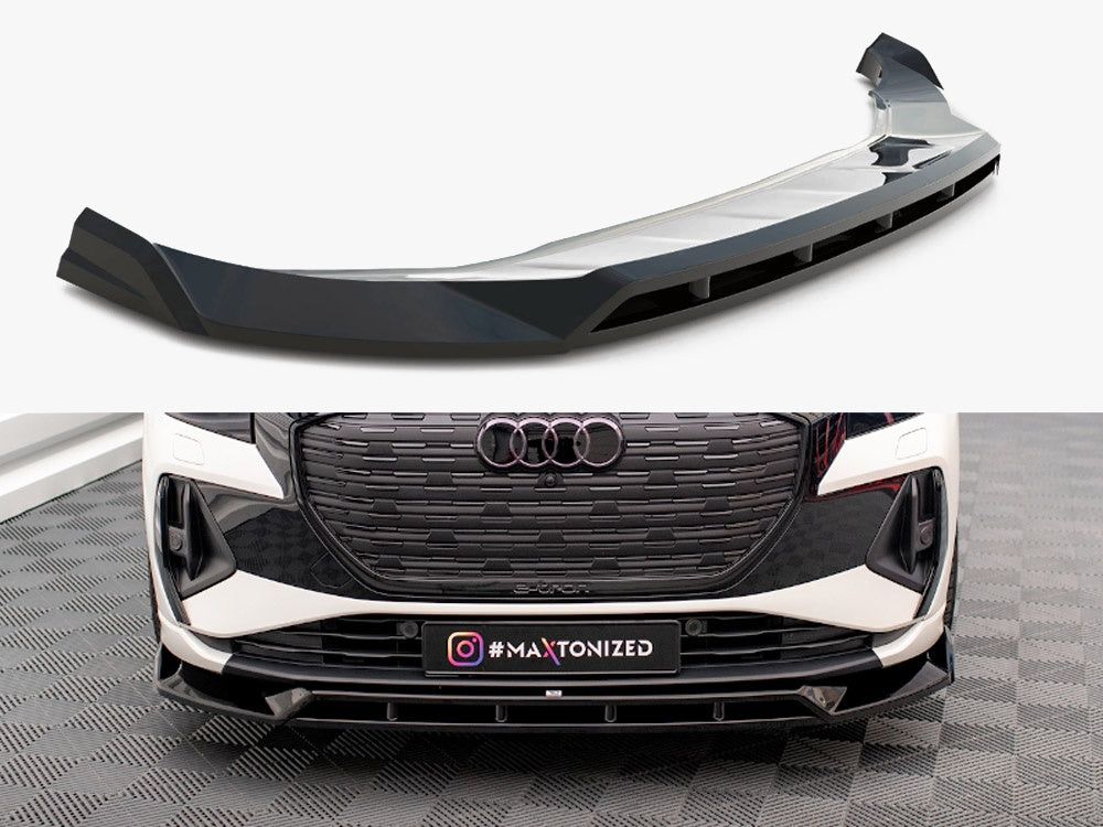 Maxton Design Front Splitter V.2 Audi Q4 e-Tron Sportback Mk1