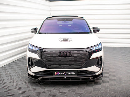 Maxton Design Front Splitter V.2 Audi Q4 e-Tron Sportback Mk1