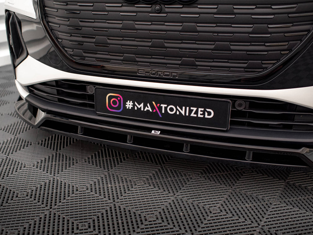 Maxton Design Front Splitter V.2 Audi Q4 e-Tron Sportback Mk1
