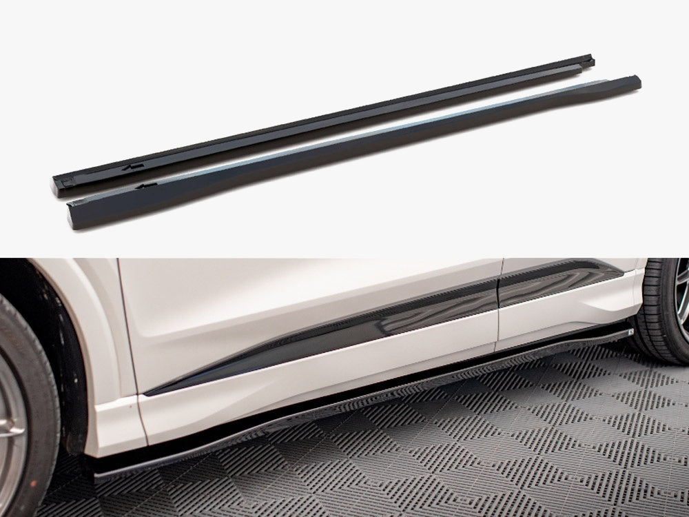 Maxton Design Side Skirts Diffusers Audi Q4 e-Tron Sportback Mk1