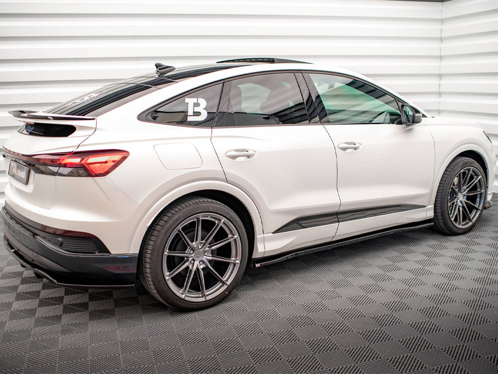Maxton Design Side Skirts Diffusers Audi Q4 e-Tron Sportback Mk1