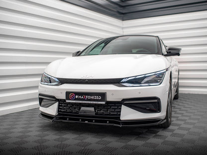 Maxton Design Front Splitter V.2 Kia EV6 GT-Line Mk1