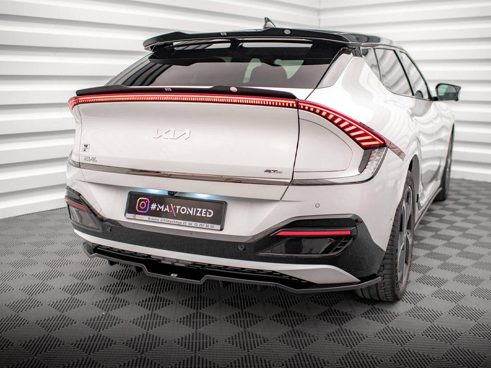 Maxton Design Central Rear Splitter (Vertical Bars) Kia EV6 GT-Line Mk1