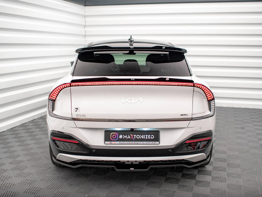 Maxton Design Central Rear Splitter (Vertical Bars) Kia EV6 GT-Line Mk1