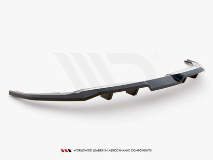 Maxton Design Central Rear Splitter (Vertical Bars) Kia EV6 GT-Line Mk1