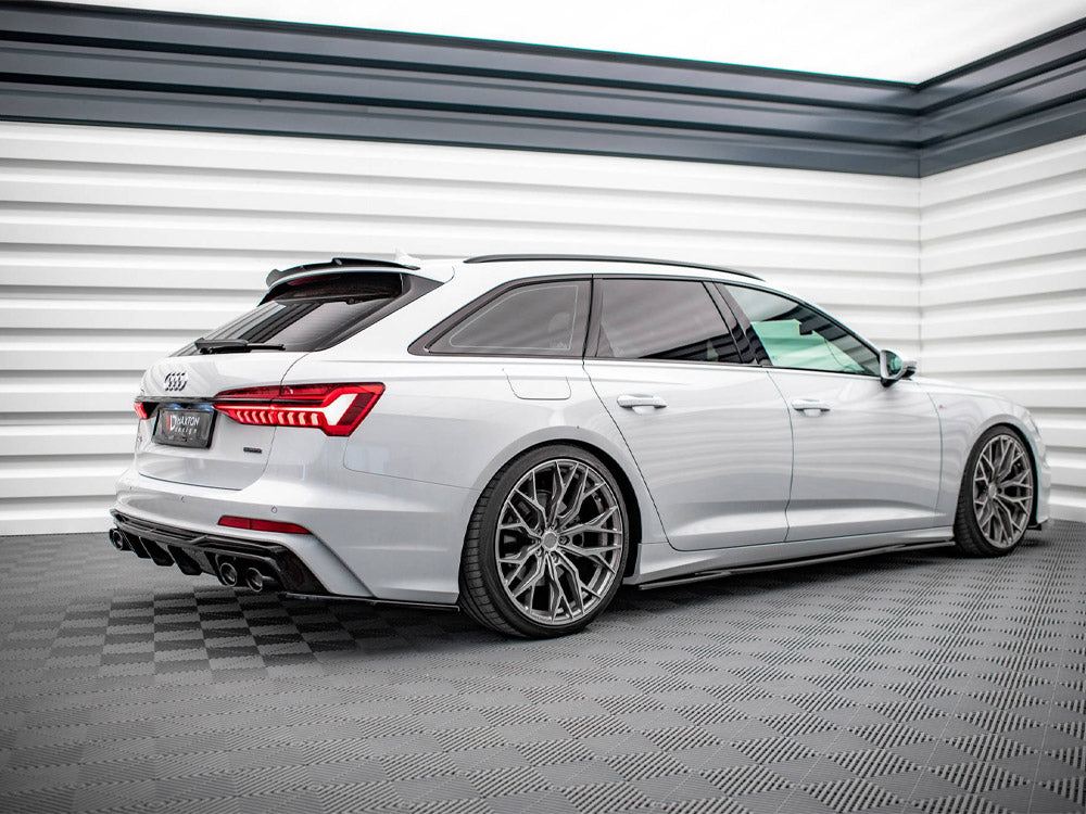 Maxton Design Spoiler CAP Audi A6 Avant / A6 Allroad / A6 S-Line Avant / S6 Avant C8 - Carbon Look
