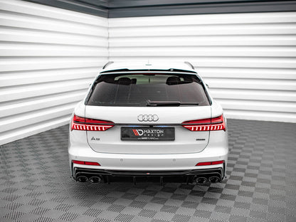 Maxton Design Spoiler CAP Audi A6 Avant / A6 Allroad / A6 S-Line Avant / S6 Avant C8 - Carbon Look