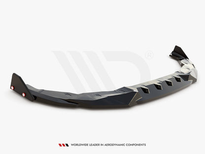 Maxton Design Front Splitter V.2 + Flaps BMW 2 Coupe M-Pack / M240i G42