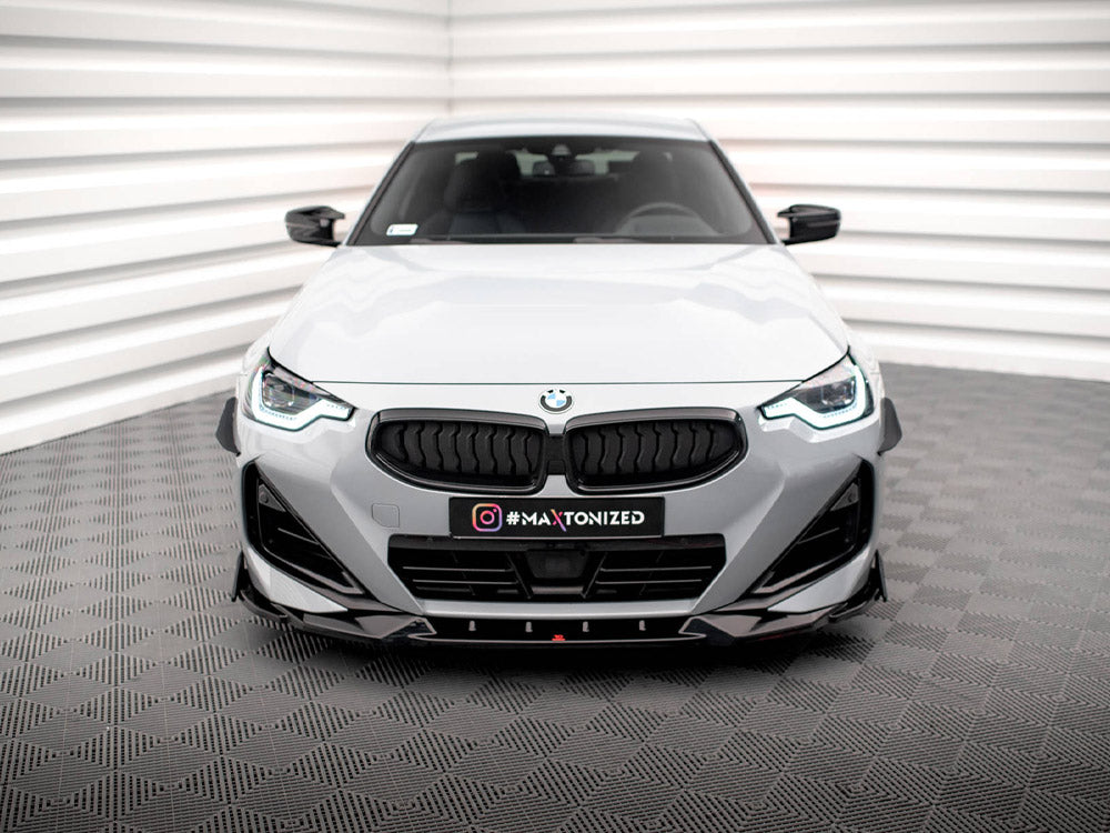 Maxton Design Front Splitter V.2 + Flaps BMW 2 Coupe M-Pack / M240i G42