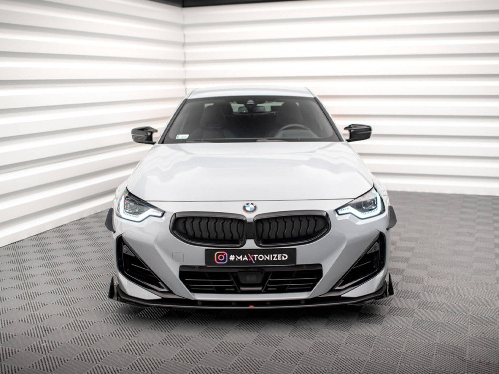 Maxton Design Street PRO Front Splitter + Flaps BMW 2 Coupe M-Pack / M240i G42