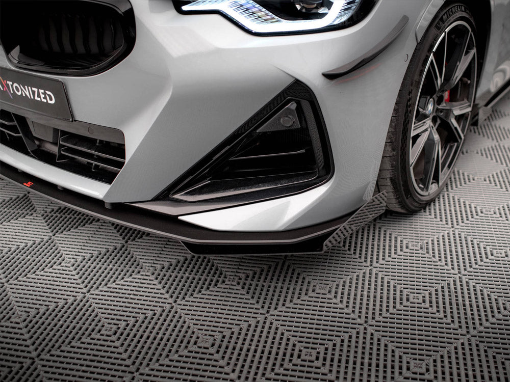 Maxton Design Street PRO Front Splitter + Flaps BMW 2 Coupe M-Pack / M240i G42