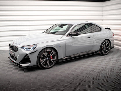 Maxton Design Street PRO Side Skirts Diffusers + Flaps BMW 2 Coupe M-Pack / M240i G42