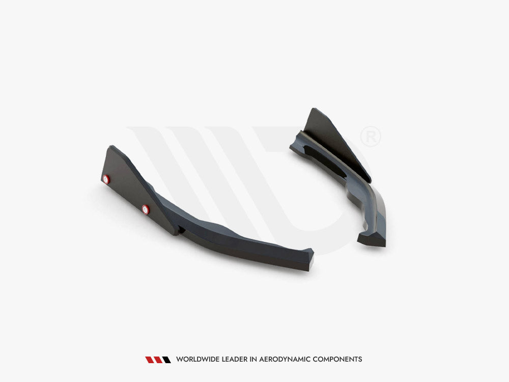 Maxton Design Rear Side Splitters V.2 + Flaps BMW 2 Coupe M-Pack G42