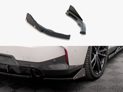 Maxton Design Rear Side Splitters V.2 + Flaps BMW 2 Coupe M-Pack G42