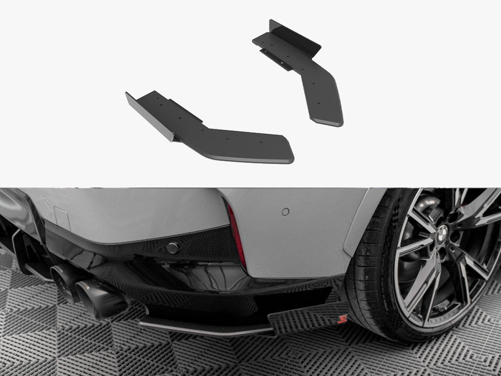 Maxton Design Street Pro Rear Side Splitters + Flaps BMW 2 Coupe M240i G42