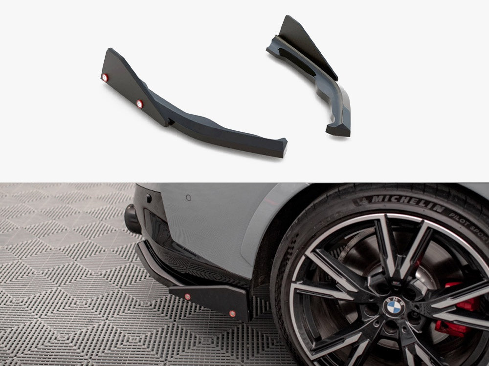 Maxton Design Rear Side Splitters V.2 + Flaps BMW 2 Coupe M240i G42