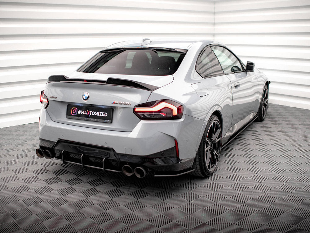 Maxton Design Street Pro Rear Side Splitters BMW 2 Coupe M240i G42