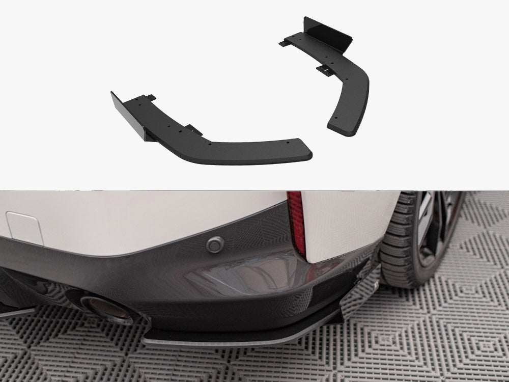 Maxton Design Street Pro Rear Side Splitters + Flaps BMW 2 Coupe M-Pack G42