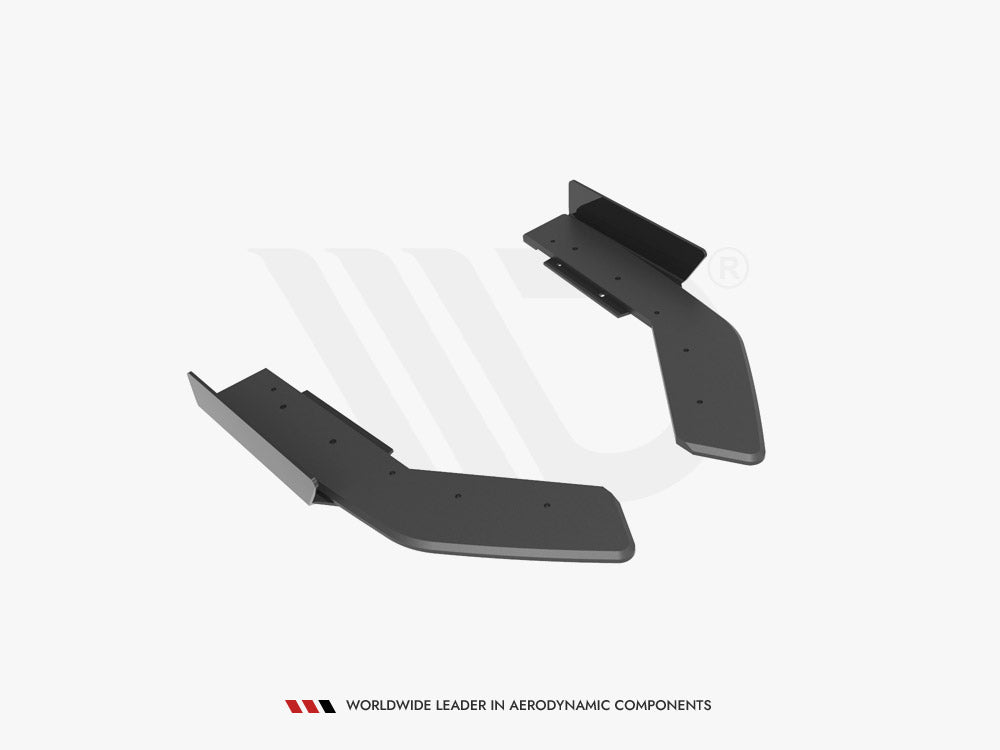 Maxton Design Street Pro Rear Side Splitters + Flaps BMW 2 Coupe M240i G42
