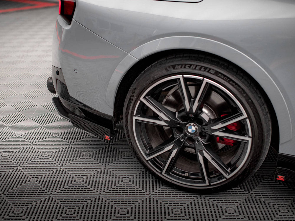 Maxton Design Street Pro Rear Side Splitters + Flaps BMW 2 Coupe M240i G42