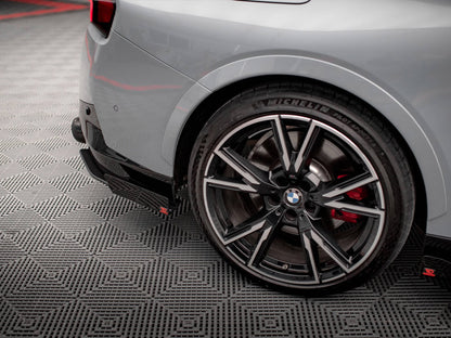 Maxton Design Street Pro Rear Side Splitters + Flaps BMW 2 Coupe M240i G42