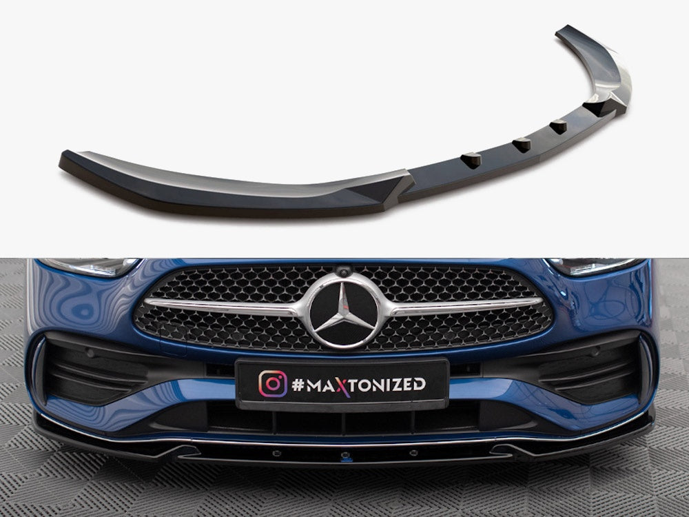 Maxton Design Front Splitter V.1 Mercedes-Benz C AMG-Line / 43 AMG W206