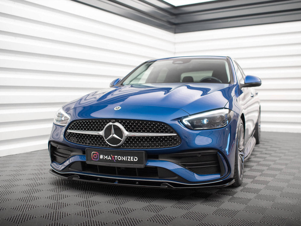 Maxton Design Front Splitter V.1 Mercedes-Benz C AMG-Line / 43 AMG W206