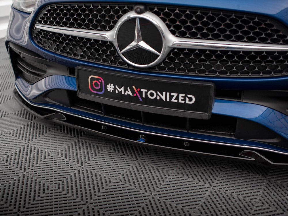 Maxton Design Front Splitter V.1 Mercedes-Benz C AMG-Line / 43 AMG W206