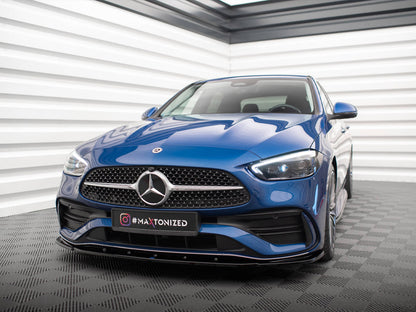 Maxton Design Front Splitter V.2 Mercedes-Benz C AMG-Line / 43 AMG W206