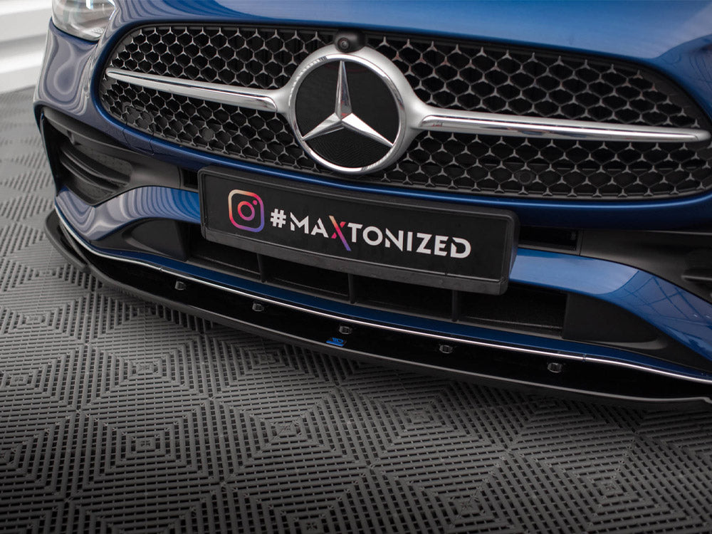 Maxton Design Front Splitter V.2 Mercedes-Benz C AMG-Line / 43 AMG W206