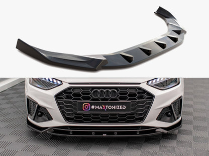 Maxton Design Front Splitter V.1 Audi A4 S-Line / S4 B9 Facelift