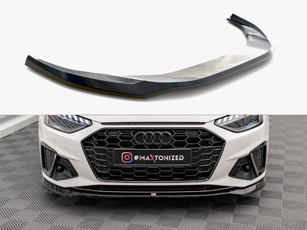 Maxton Design Front Splitter V.2 Audi A4 S-Line / S4 B9 Facelift