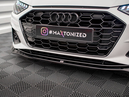 Maxton Design Front Splitter V.2 Audi A4 S-Line / S4 B9 Facelift