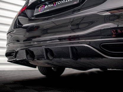 Maxton Design Rear Splitter (Vertical Bars) Mercedes S AMG-Line W223