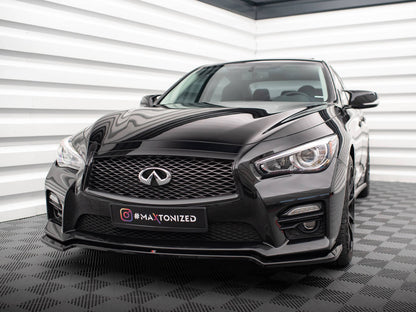 Maxton Design Front Splitter V.1 Infiniti Q50 S Mk1