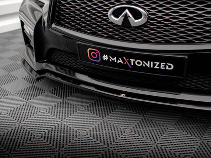 Maxton Design Front Splitter V.1 Infiniti Q50 S Mk1