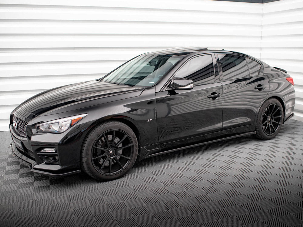 Maxton Design Side Skirts Diffusers Infiniti Q50 S Mk1