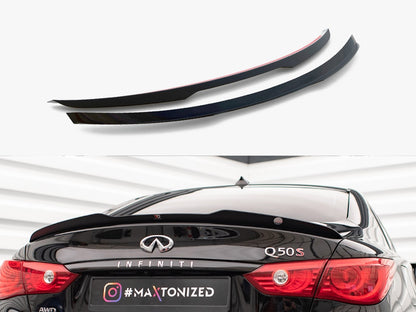 Maxton Design Spoiler CAP Infiniti Q50 S Mk1