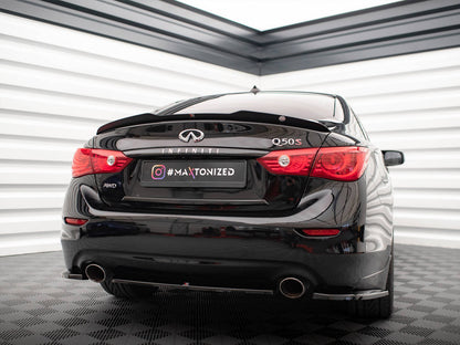 Maxton Design Spoiler CAP Infiniti Q50 S Mk1