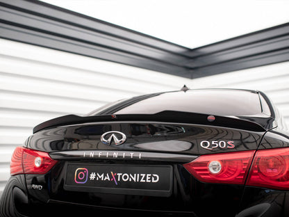 Maxton Design Spoiler CAP Infiniti Q50 S Mk1