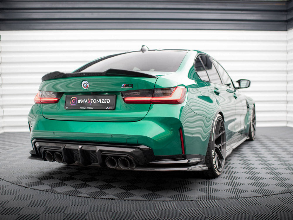 Maxton Design Carbon Fiber Rear Side Splitters BMW M3 Sedan / Touring G80 / G81