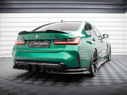 Maxton Design Carbon Fiber Rear Side Splitters BMW M3 Sedan / Touring G80 / G81