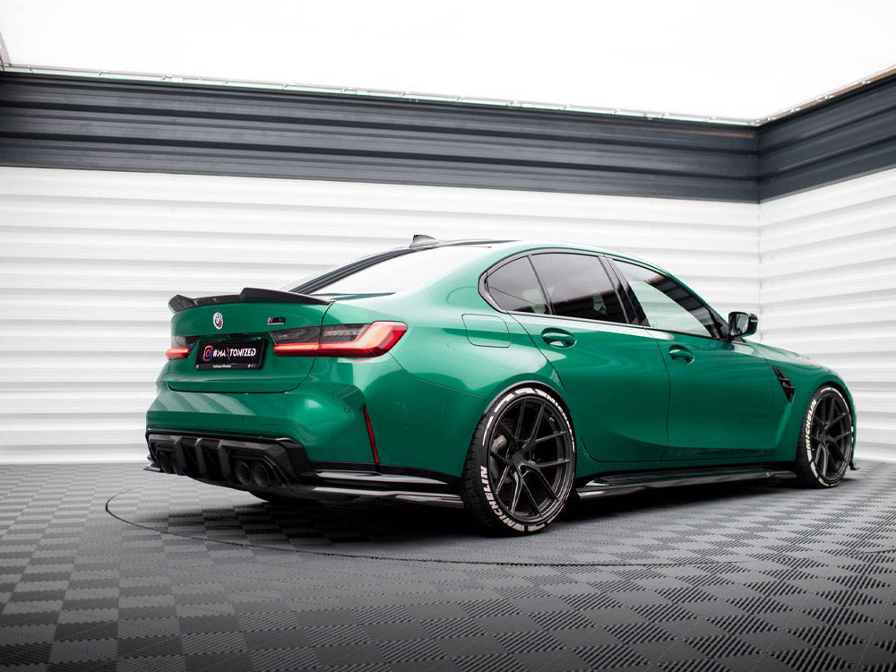 Maxton Design Carbon Fiber Rear Side Splitters BMW M3 Sedan / Touring G80 / G81