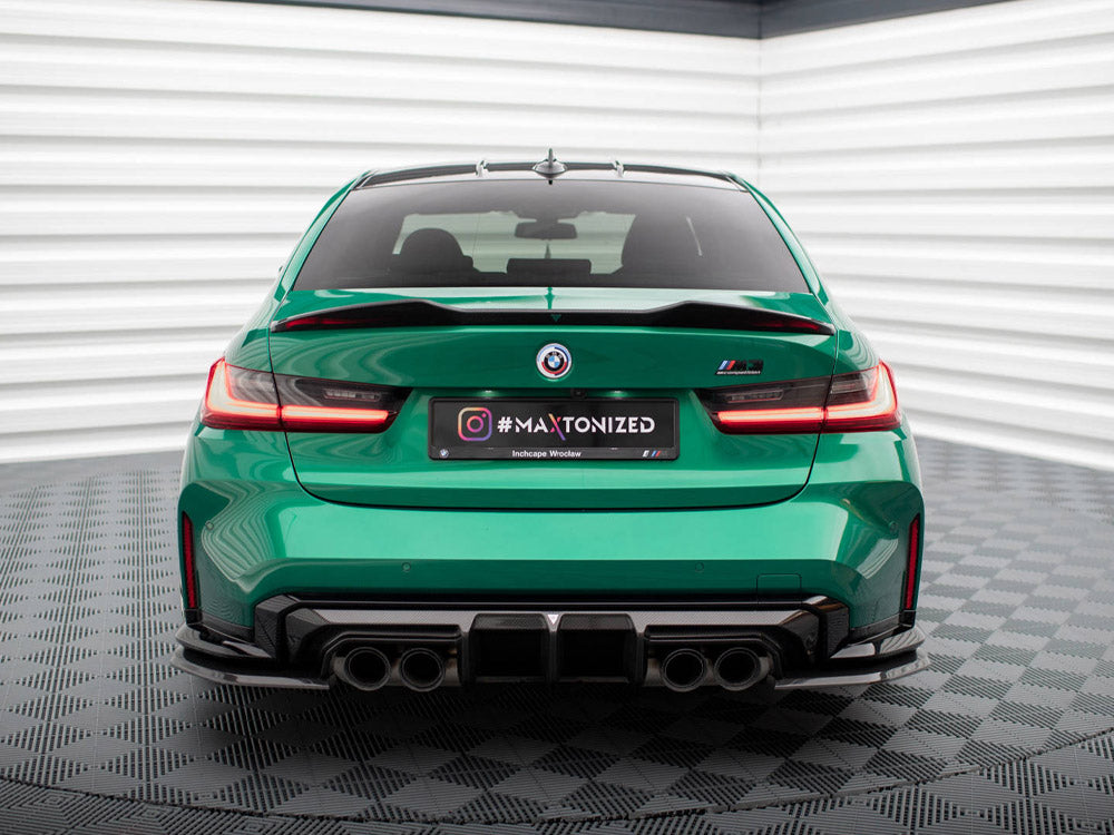 Maxton Design Carbon Fiber Rear Side Splitters BMW M3 Sedan / Touring G80 / G81