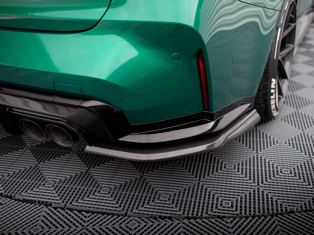 Maxton Design Carbon Fiber Rear Side Splitters BMW M3 Sedan / Touring G80 / G81